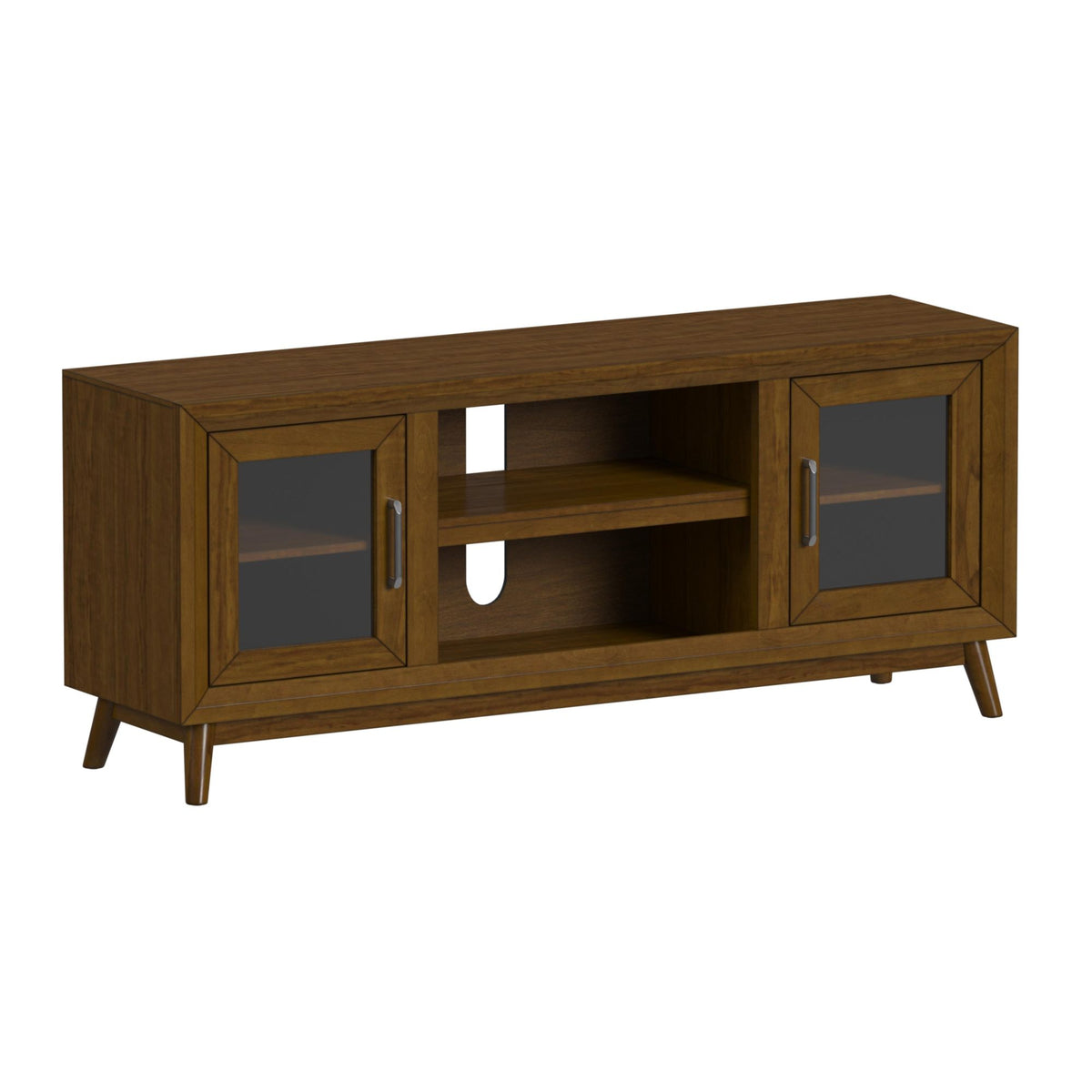 Santa Barbara 5PC Entertainment Unit With 60"" TV Console in Walnut