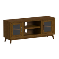 Santa Barbara 5PC Entertainment Unit With 60"" TV Console in Walnut