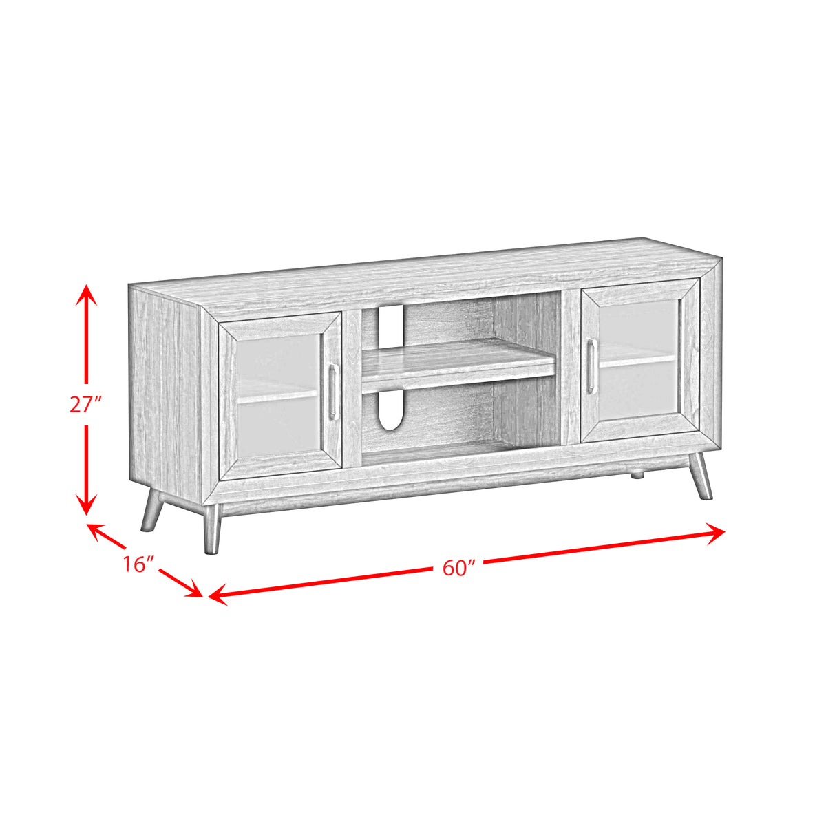 Santa Barbara 60"" TV Console