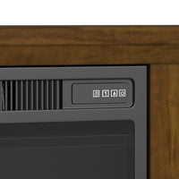 Santa Barbara KIT - 60"" TV Console in Walnut w/23"" Fireplace Insert (Ships in 2 Boxes)
