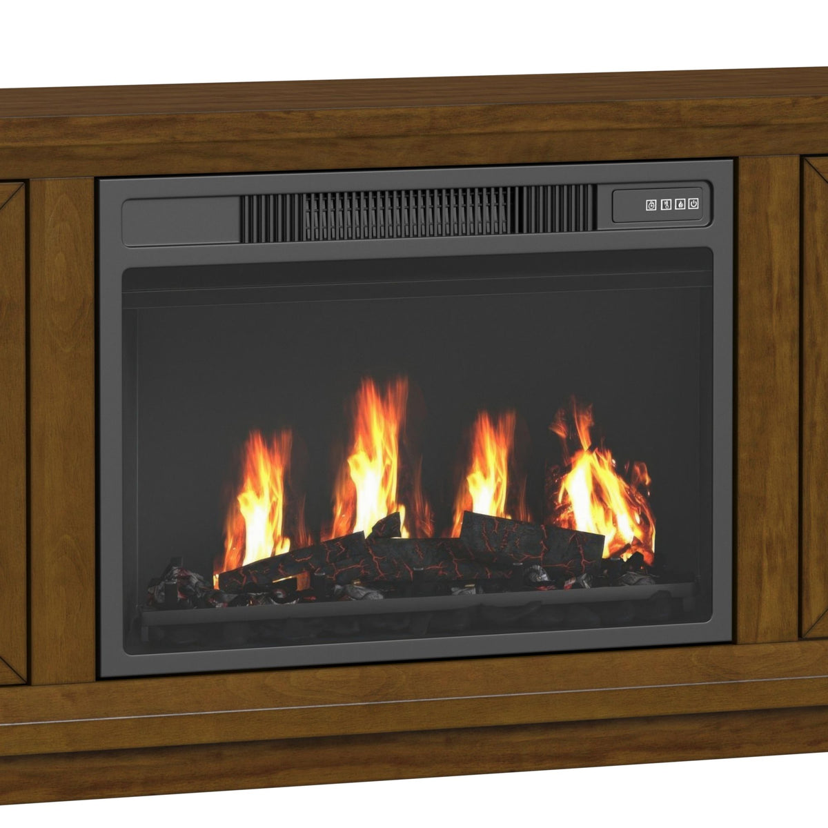 Santa Barbara 6PC Entertainment Unit With 70"" TV Console in Walnut