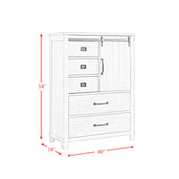 Scott Queen Platform Storage 5PC Bedroom Set with 2 Nightstands, Dresser & Chest