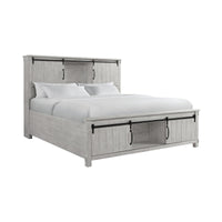 Scott King Platform Storage 4PC Bedroom Set with 2 Nightstands & Dresser