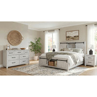 Scott Queen Platform Storage 4PC Bedroom Set with 2 Nightstands & Dresser