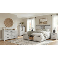 Scott Queen Platform Storage 5PC Bedroom Set with 2 Nightstands, Dresser & Chest