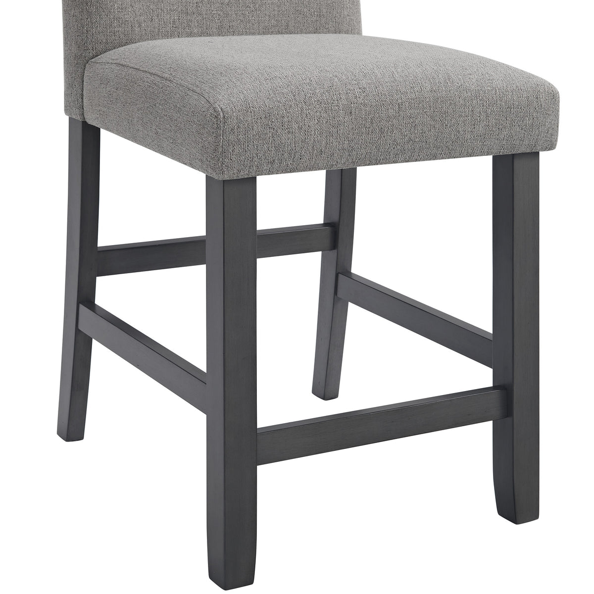 Seneca Counter Side Chair with Grey Fabric in Grey (2 Per Carton)