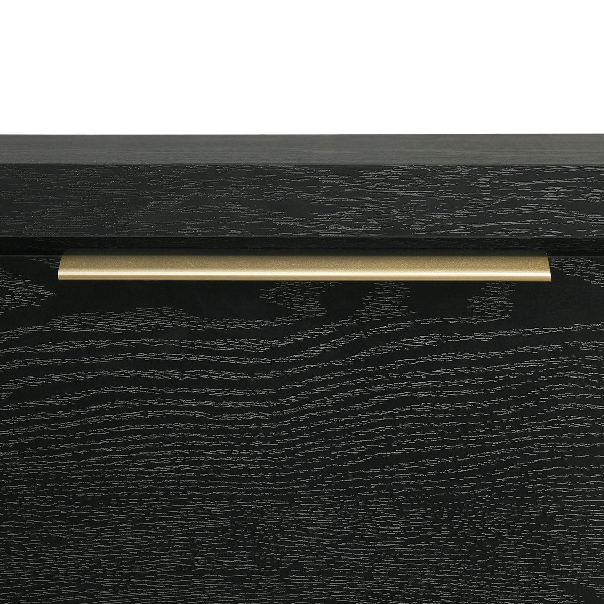 South Bend Dresser and Mirror Set in Black