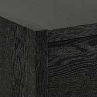 South Bend Dresser and Mirror Set in Black