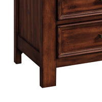Sullivan Queen Storage 3PC Bedroom Set with 2 Nightstands in Rich Cherry