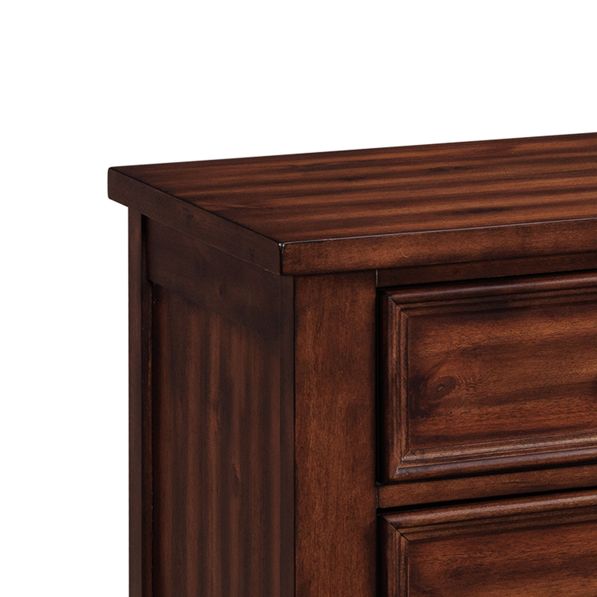 Sullivan Queen Storage 3PC Bedroom Set with 2 Nightstands in Rich Cherry