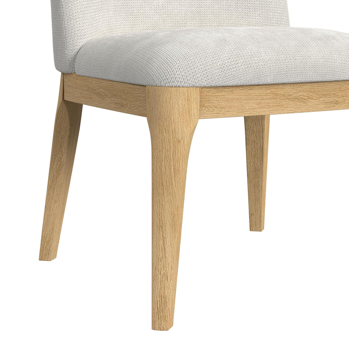 Sylvie 7PC Standard Height Dining Set in Natural-Oval Table and Six Chairs
