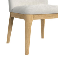 Sylvie 7PC Standard Height Dining Set in Natural-Oval Table and Six Chairs