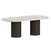 Sylvie 5PC Standard Height Dining Set in Dark Brown-Oval Table and Four Chairs
