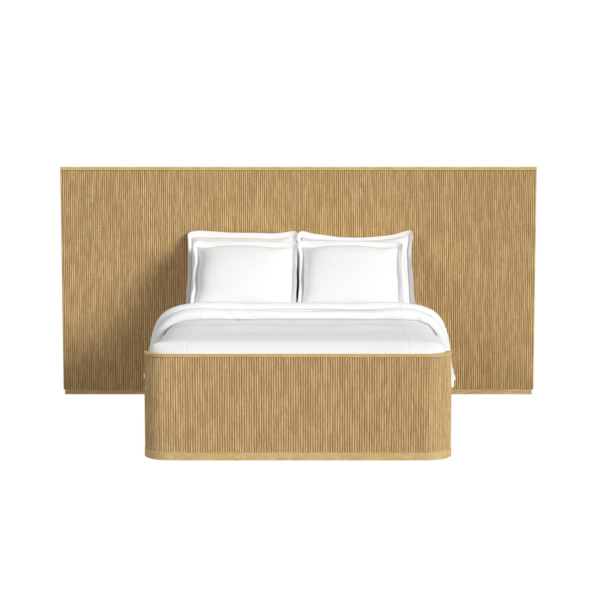 Sylvie Wall Bed Queen Set in Natural