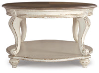 Realyn Coffee Table, 2 Ends and Console