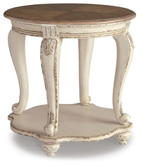 Realyn Coffee Table, 2 Ends and Console