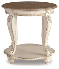 Realyn Coffee Table, 2 Ends and Console