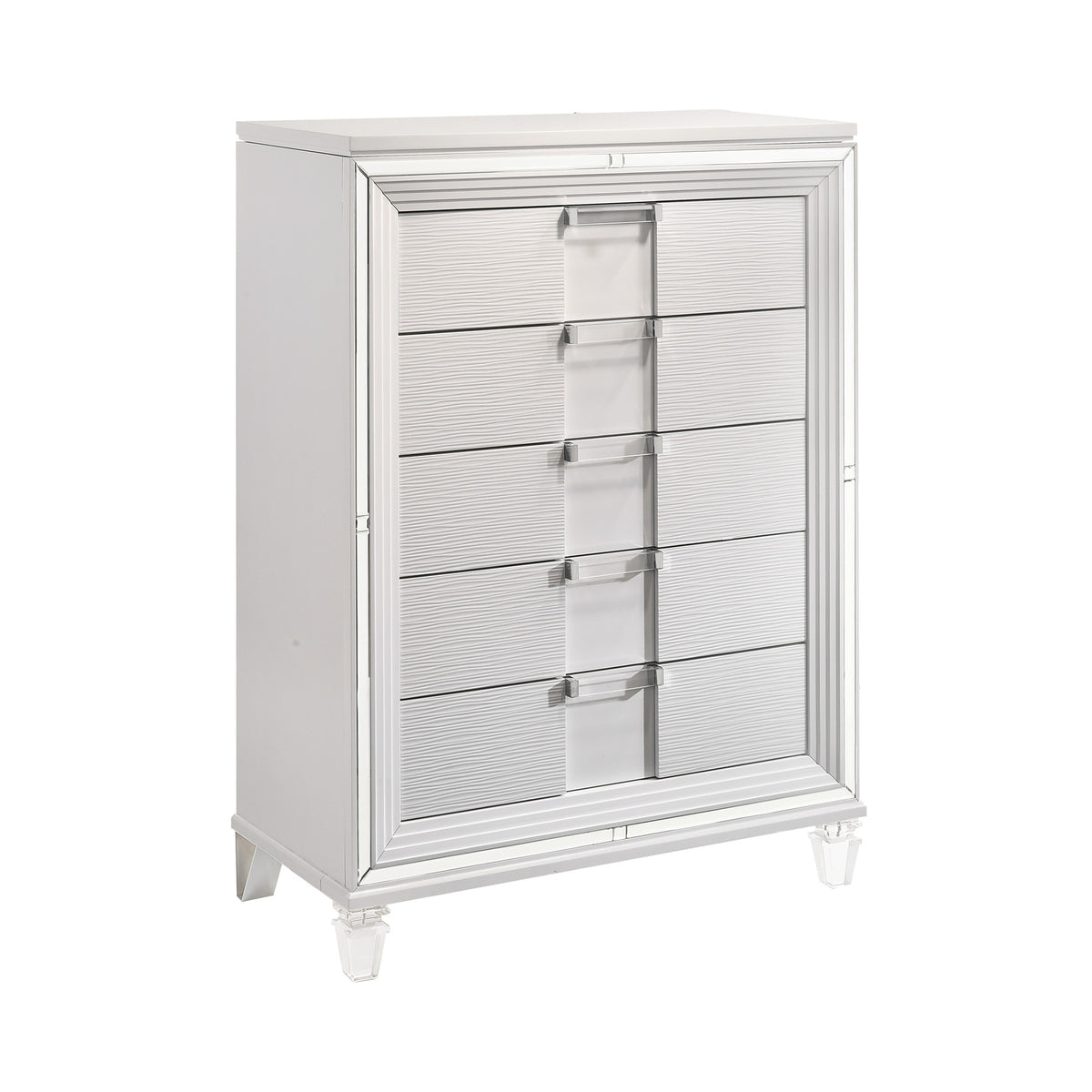 Twenty Nine King Storage 6PC Bedroom Set in White