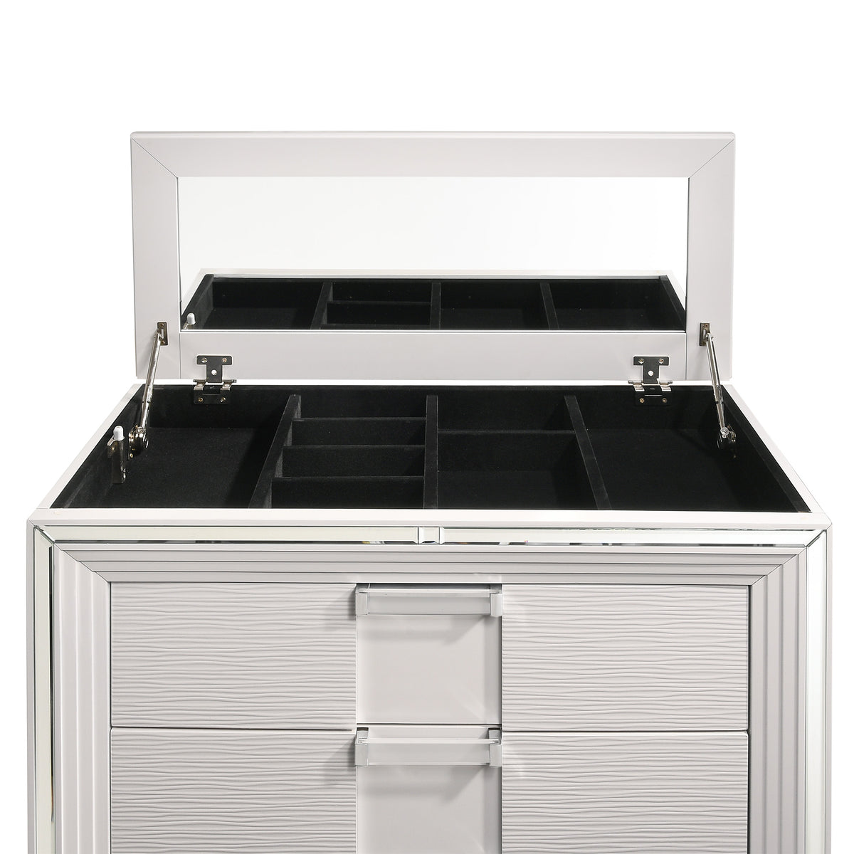 Twenty Nine King Storage 6PC Bedroom Set in White