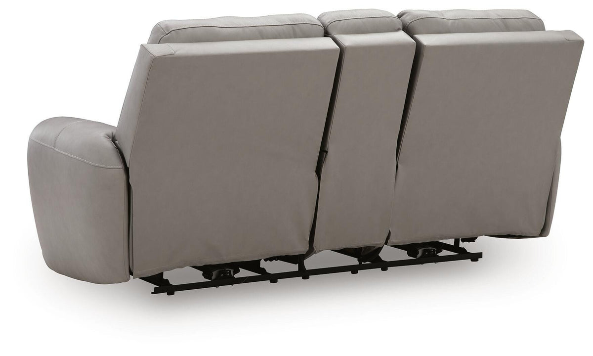 Real Moments Power Reclining Loveseat with Audio Seating