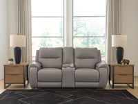 Real Moments Power Reclining Loveseat with Audio Seating