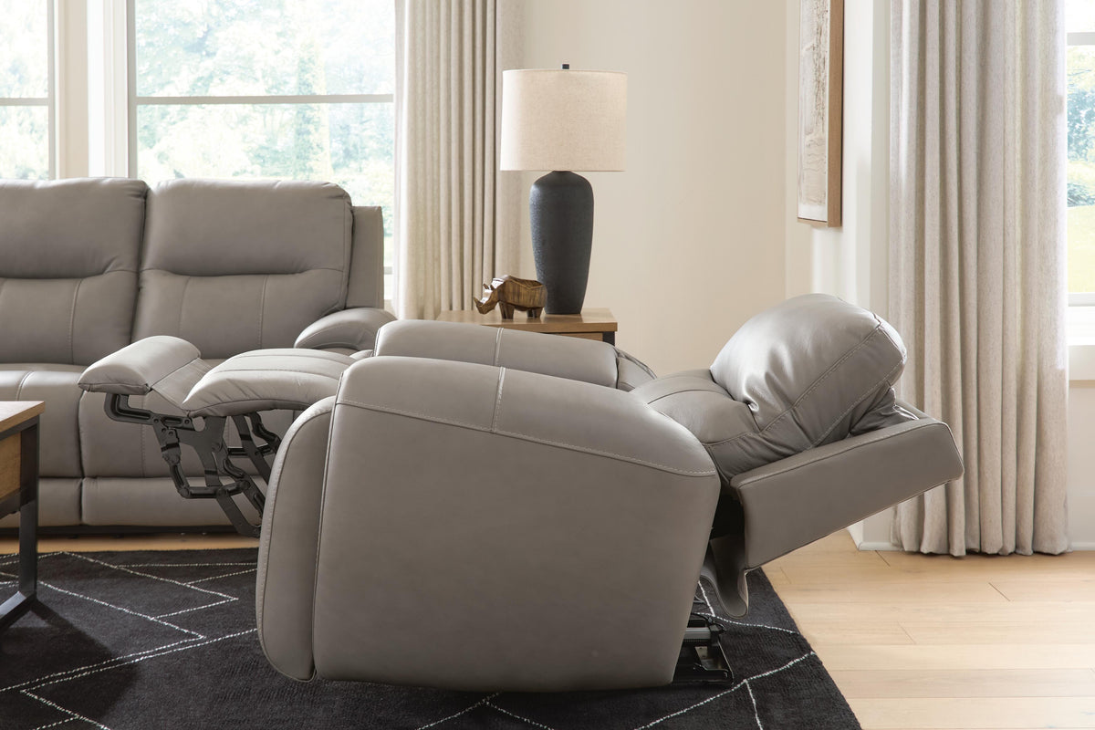Real Moments Power Reclining Loveseat with Audio Seating