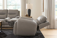 Real Moments Power Reclining Loveseat with Audio Seating
