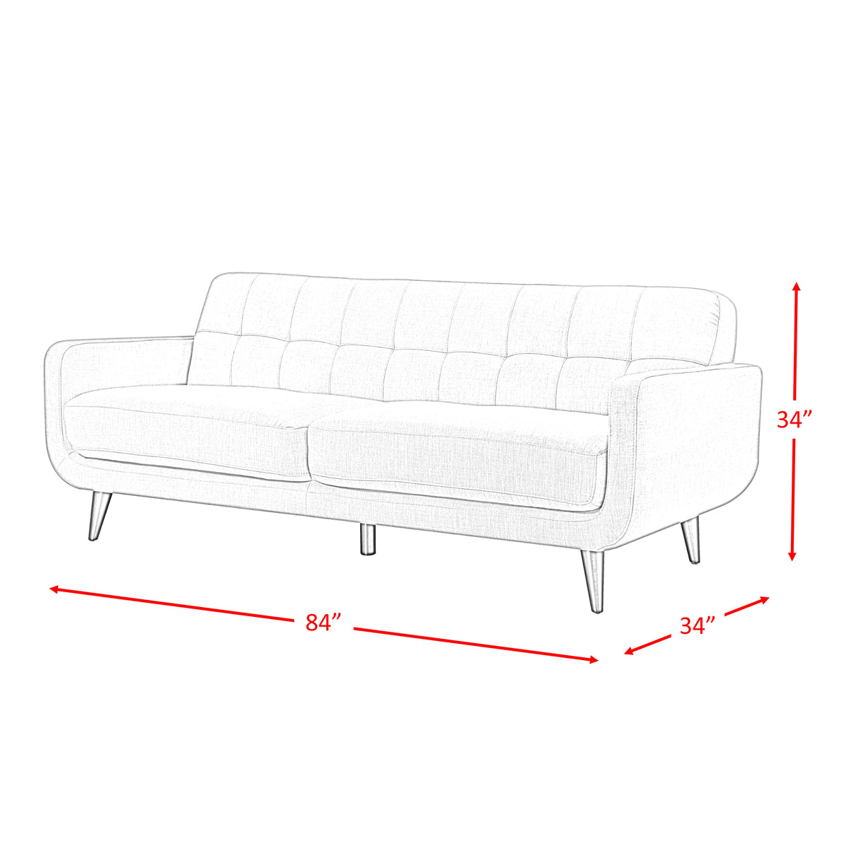 Hadley 4480 Sofa Heirloom Teal w/No Pillow