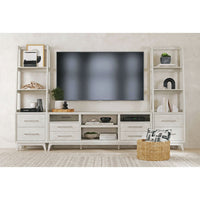 Westland 3PC Entertainment Unit With 71"" TV Console in Almond