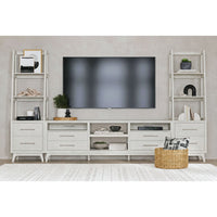 Westland 3PC Entertainment Unit With 82"" TV Console in Almond