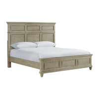 Whit-Ash King 3PC Bedroom Set with 2 Nightstands in Light Grey
