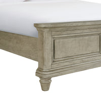 Whit-Ash King 3PC Bedroom Set with 2 Nightstands in Light Grey