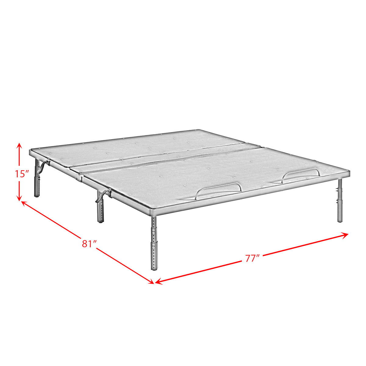 Z Base Air King Adjustable Bed with Head Incline