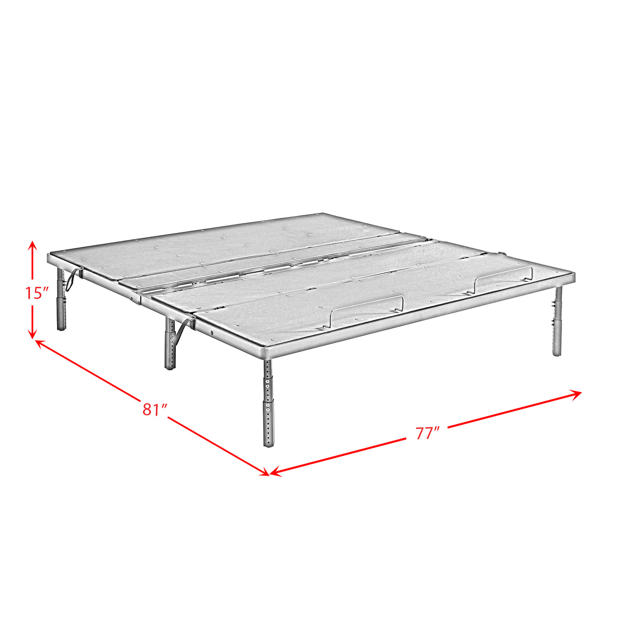 Z Base Pro King Adjustable Bed with Head and Foot Incline