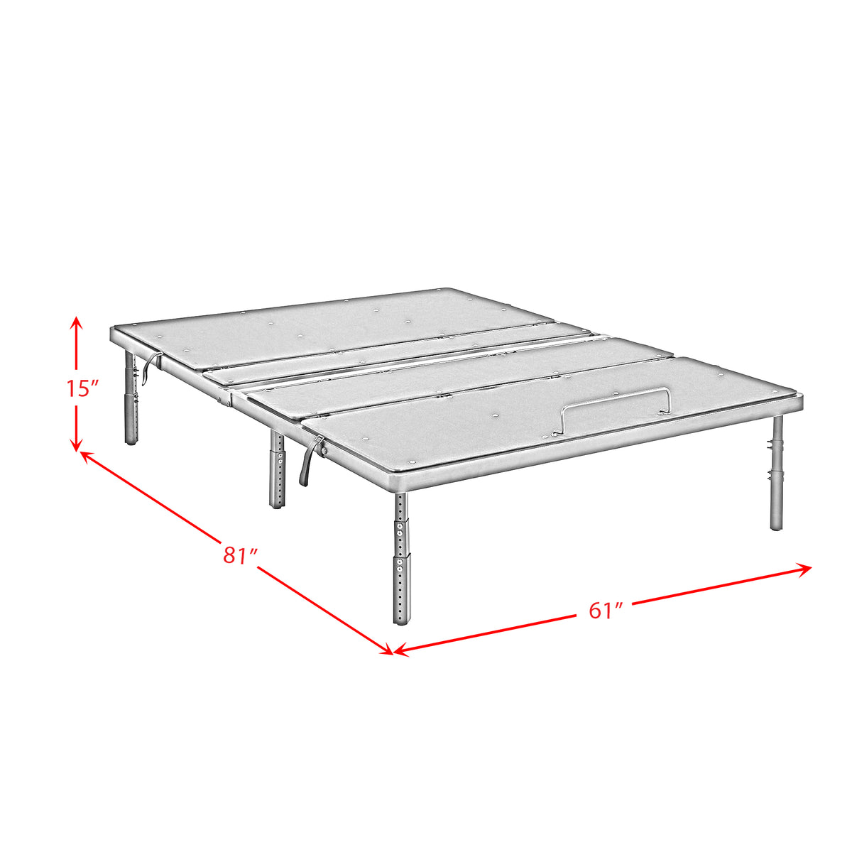 Z Base Pro Queen Adjustable Bed with Head and Foot Incline