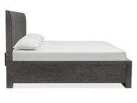 Magnussen Home Kinsley Black Heron King Panel Storage Bed