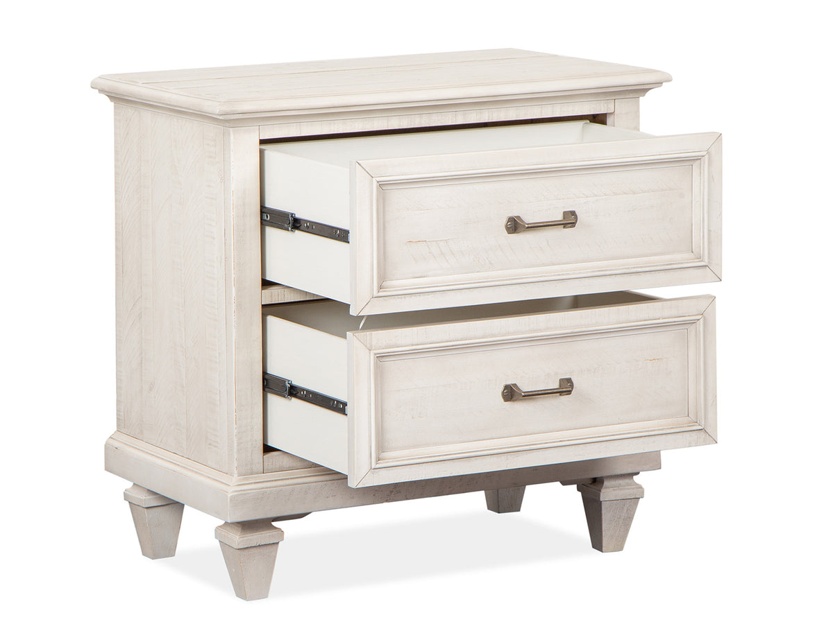 Magnussen Home Newport Alabaster Drawer Nightstand