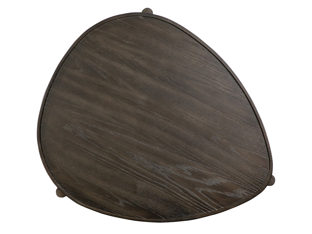 Magnussen Home Hadleigh Black Coffee Bean Shaped Nesting Cocktail Table With End Table