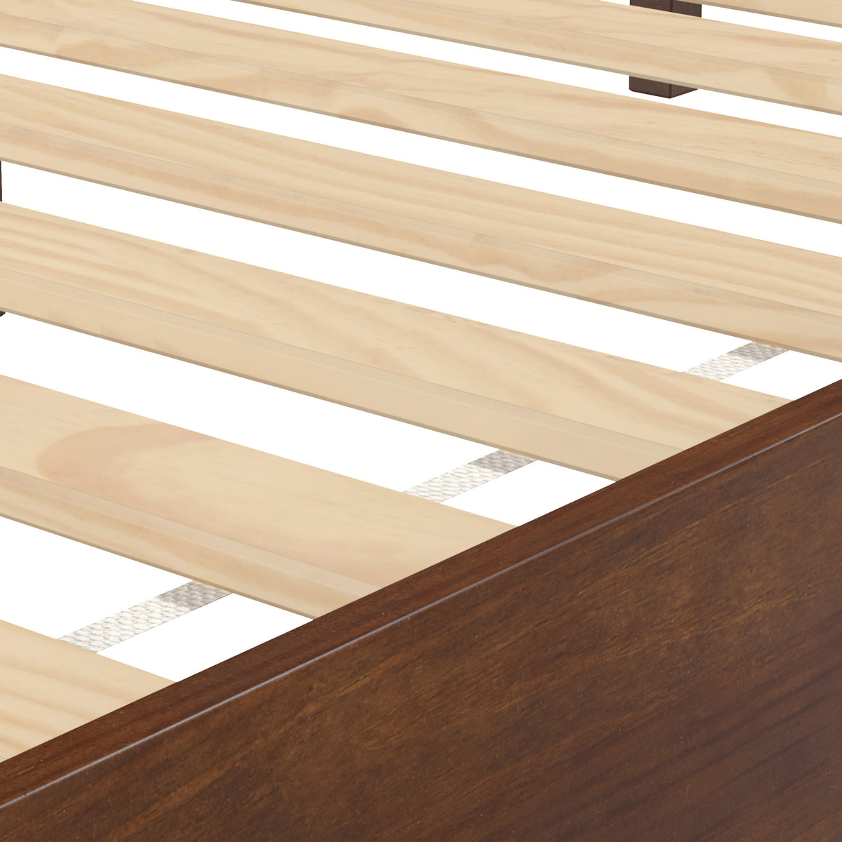 Nix Solid Wood Full Platform bed, Natural