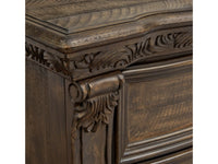 Magnussen Home Durango Willadeene Brown California King Panel Bed With 2 Nightstands
