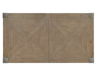 Magnussen Home Ainsley Cerused Khaki Extendable Rectangular Dining Table With 4 Host Chairs And Bench