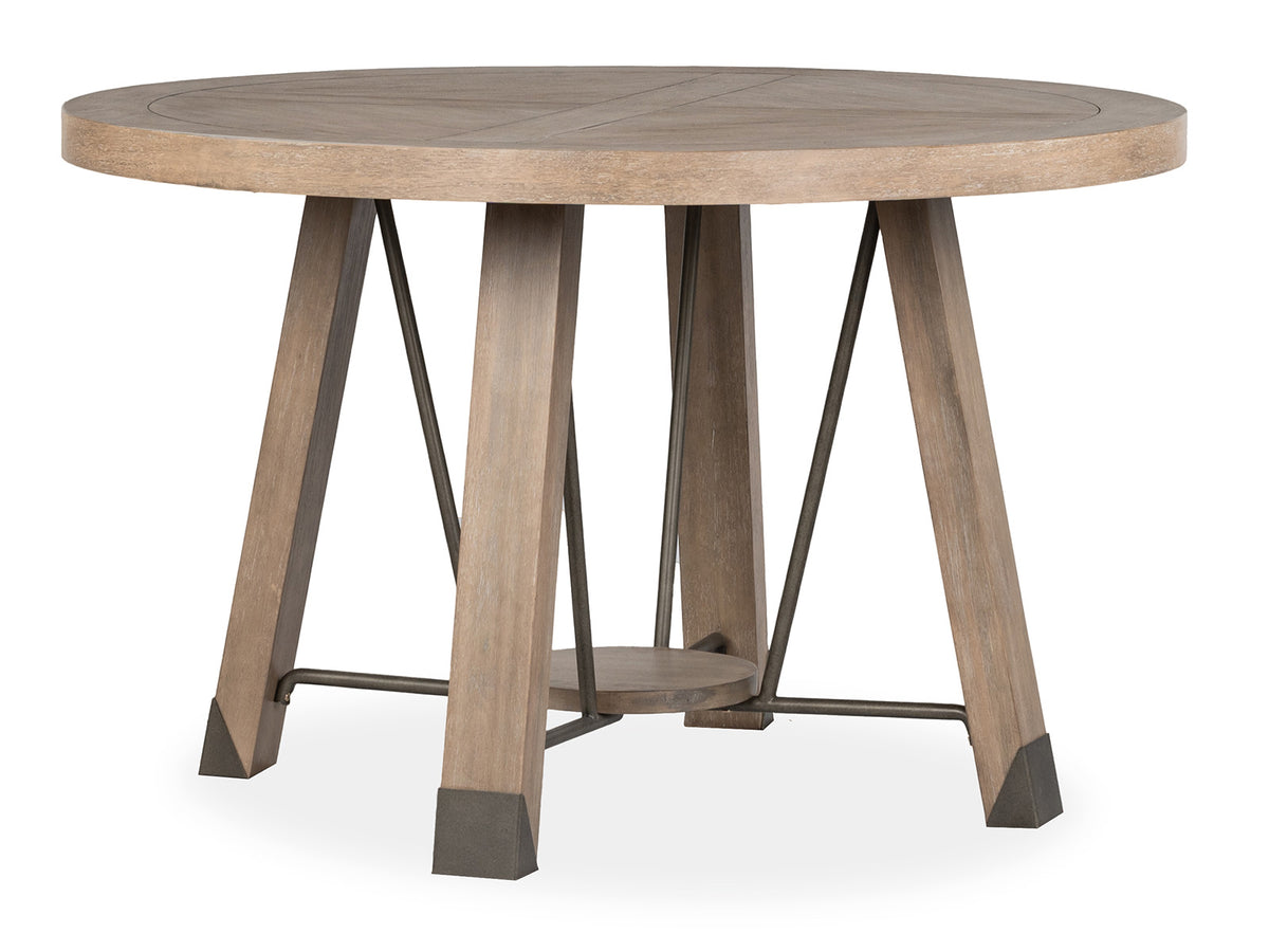 Magnussen Home Ainsley Cerused Khaki 48" Round Dining Table