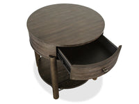 Magnussen Home Hadleigh Black Coffee Bean Shaped Nesting Cocktail Table With End Table