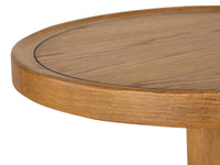 Magnussen Home Lindon Belgian Wheat Rectangular Cocktail Table With 2 Pedestal Accent End Table And Sofa Table