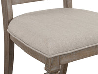 Magnussen Home Lancaster Dovetail Grey Extendable Round Dining Table With 4 Side Chairs
