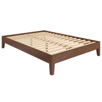 Nix Solid Wood Full Platform bed, Natural