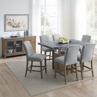 Grayson Gray Marble Counter Table