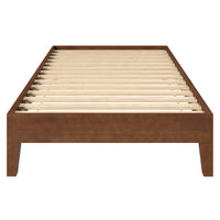 Nix Solid Wood Twin Platform Bed, Natural