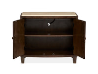 Magnussen Home Rowan Espresso Queen Panel Bed With 2 Door Nightstands