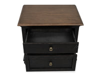 Magnussen Home Surrey Brown King Panel Bed With Nightstand